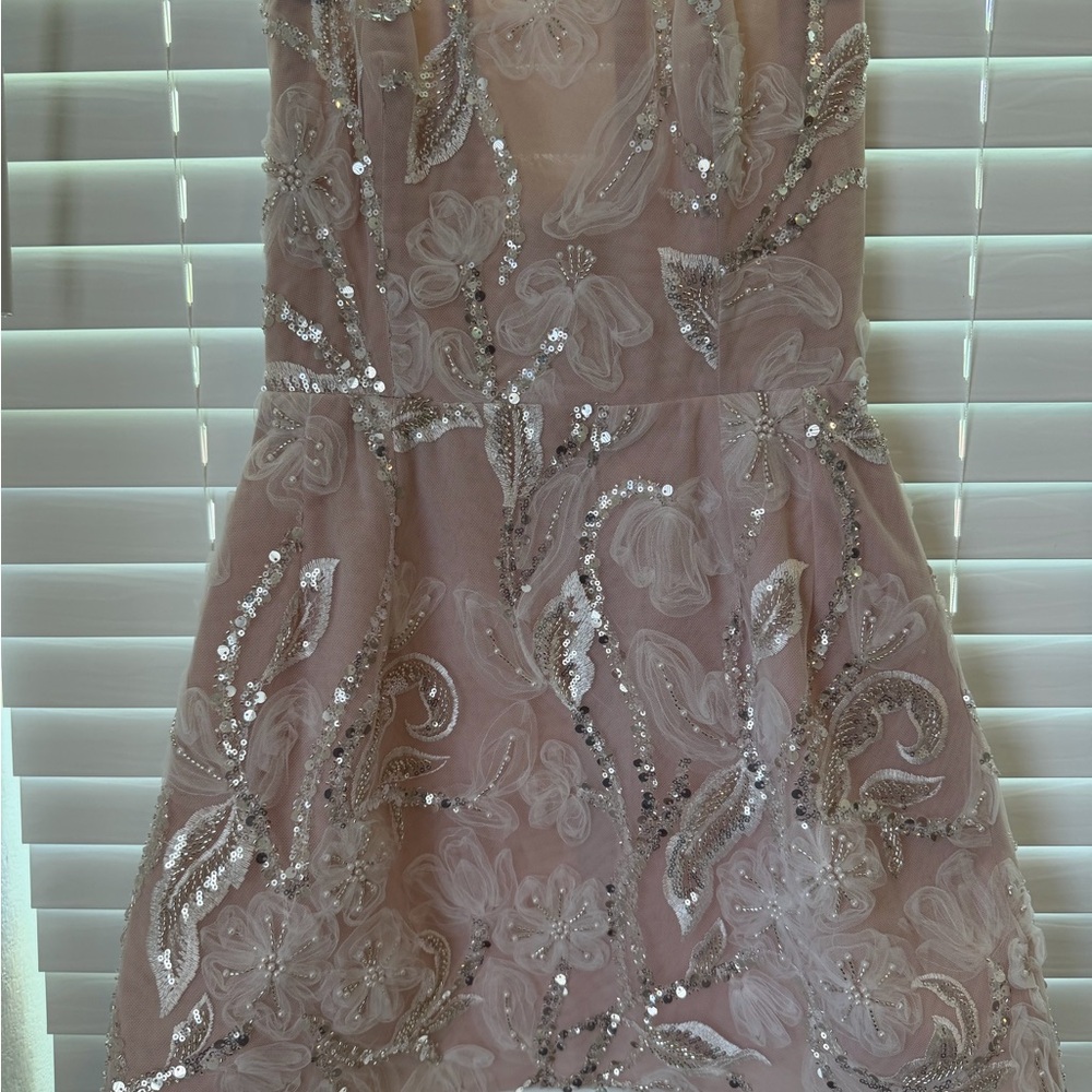 Elegant Sequin Embellished Mini Dress